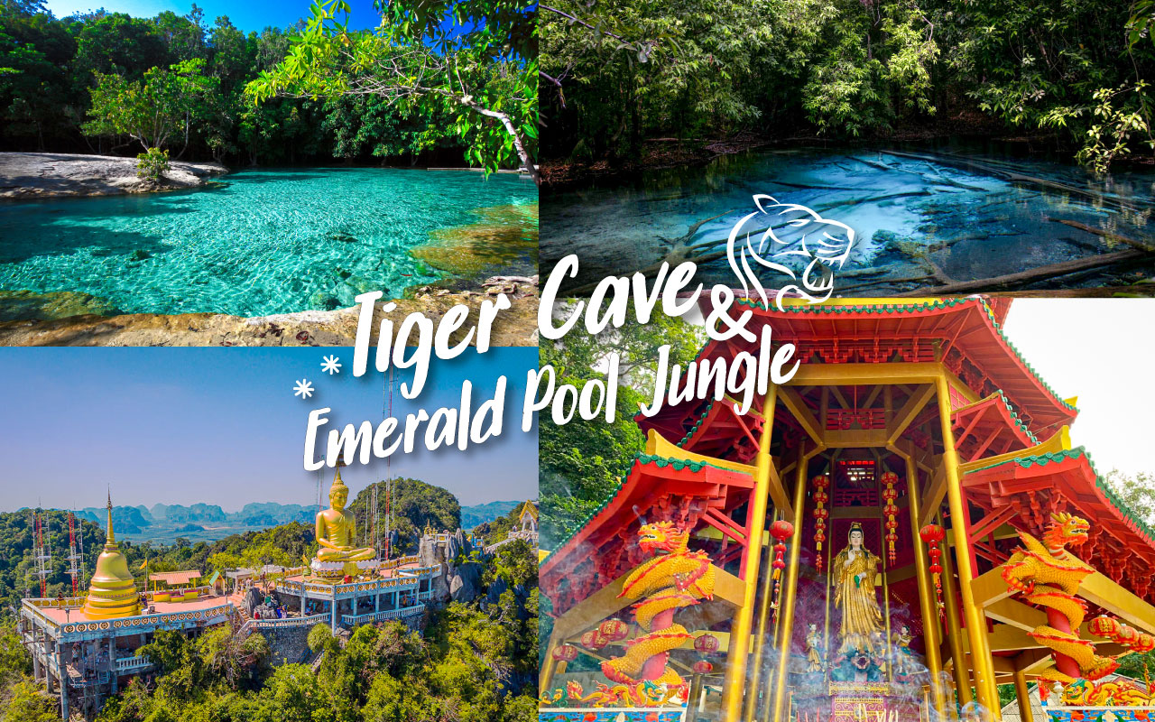 Krabi: Tiger Cave, Hot Springs and Emerald Pool Jungle Tour