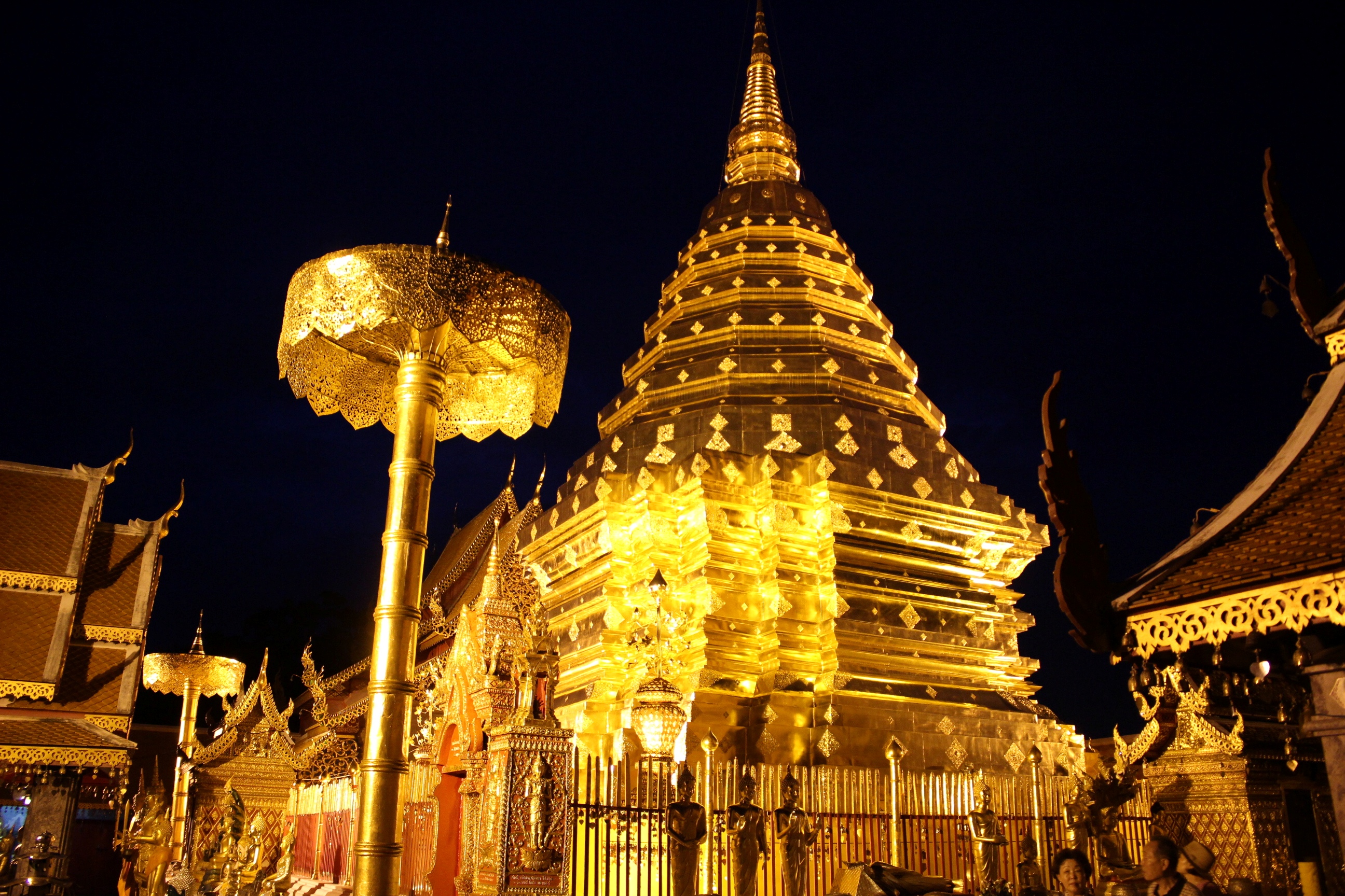 Amazing! Doi Suthep and Wat Umong Night Tour (Hotel Pickup)