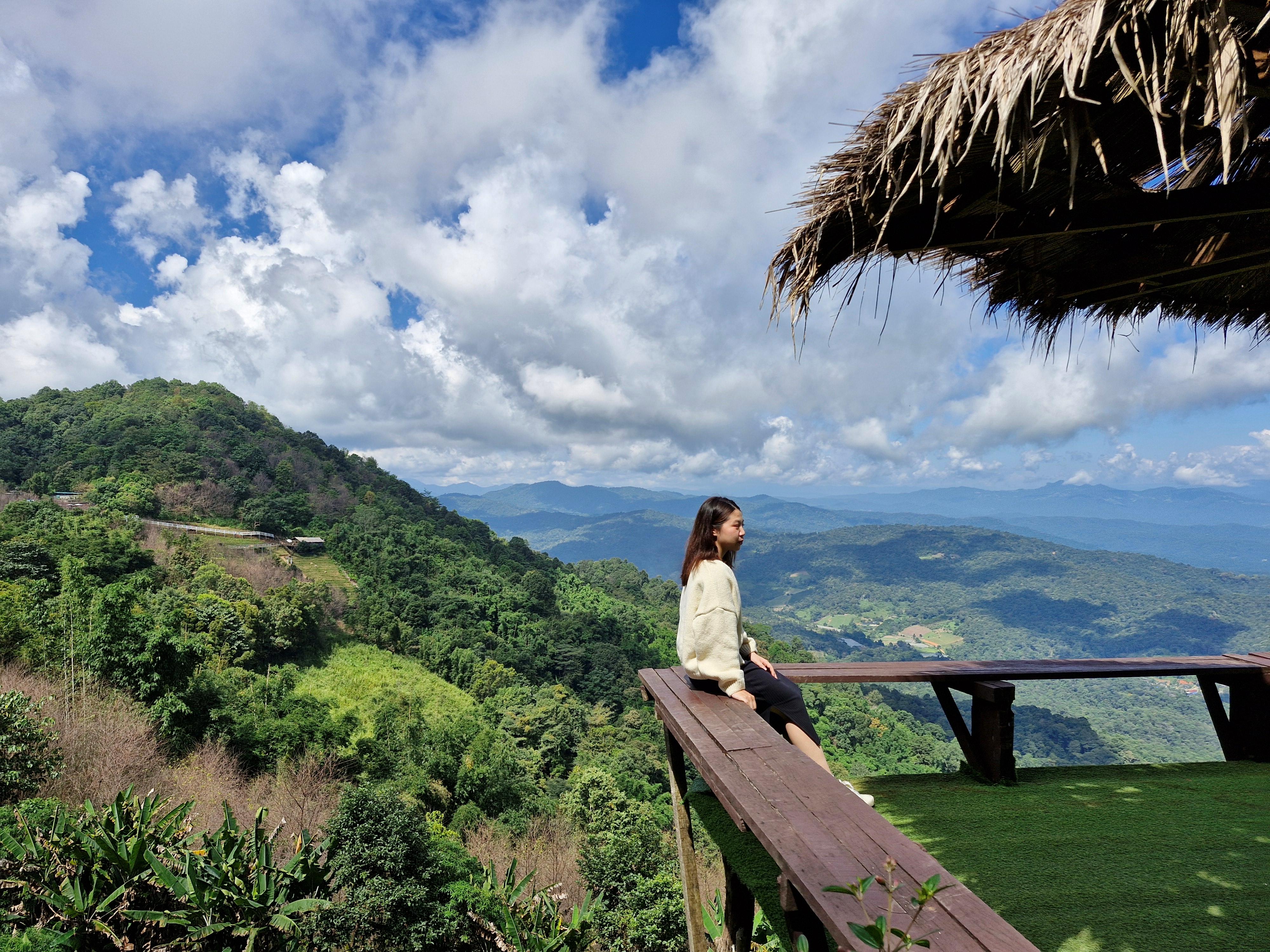 Chiang Mai : Scenic Mon Jam Hill & Cozy Elely Cafe Half-Day Tour