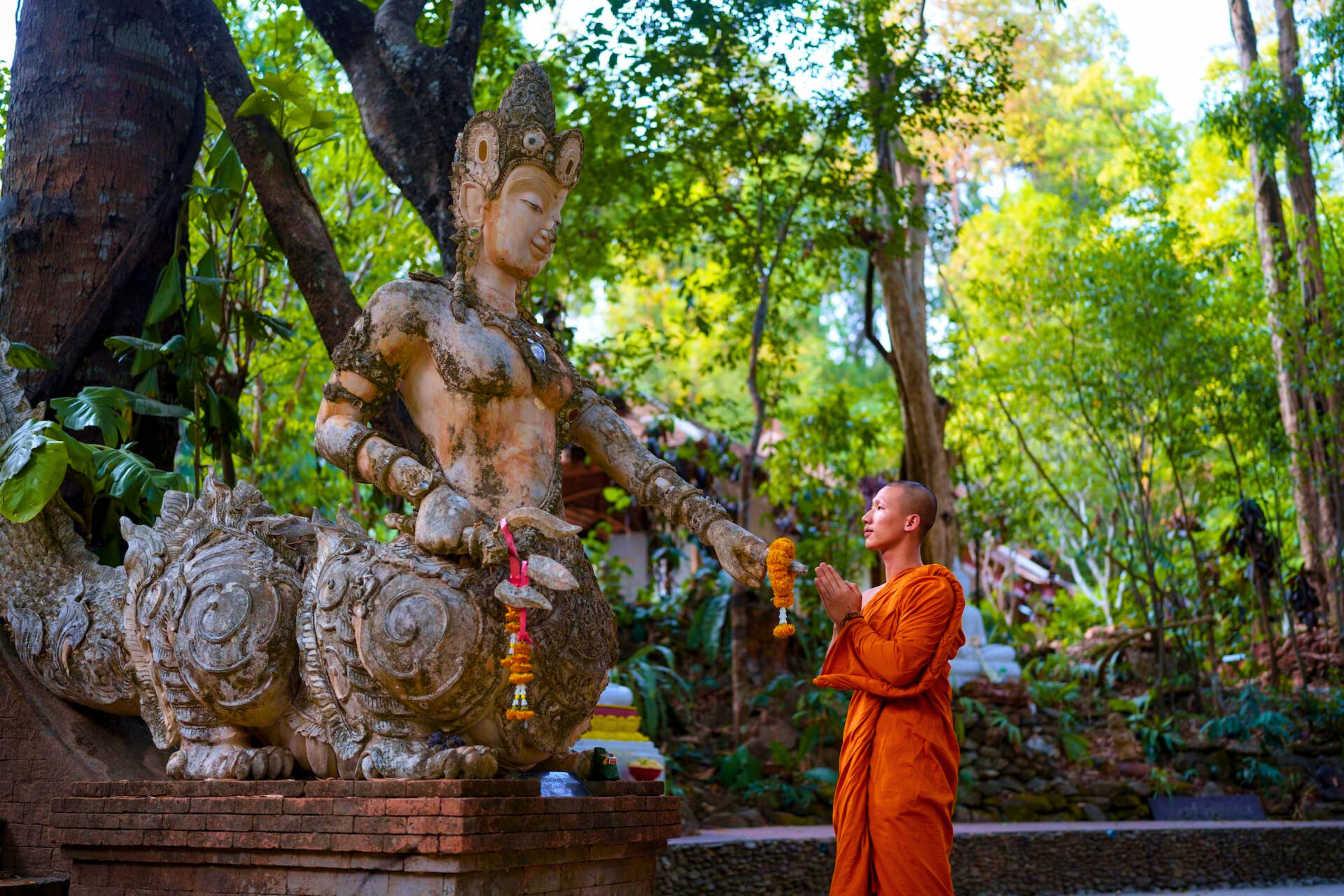 Chiang Mai: Doi Suthep & Wat Pha Lat by Local Red Truck 11:00 am
